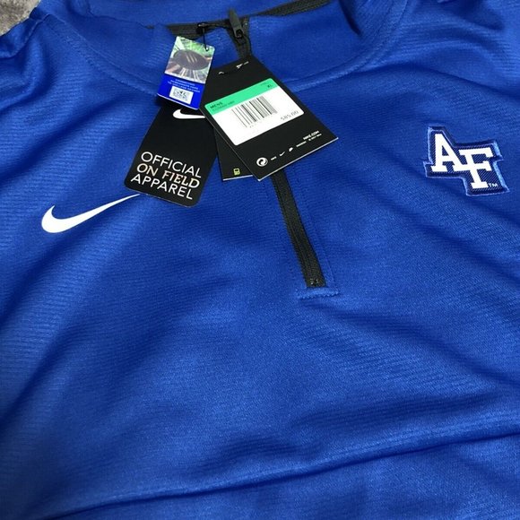NWT Nike NCAA Air Force Falcons 1/4 Zip On-Field Pullover Sz XL - Picture 2 of 5